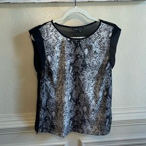 W118 by Walter Baker | Sleeveless Snakeskin Blouse | Size S